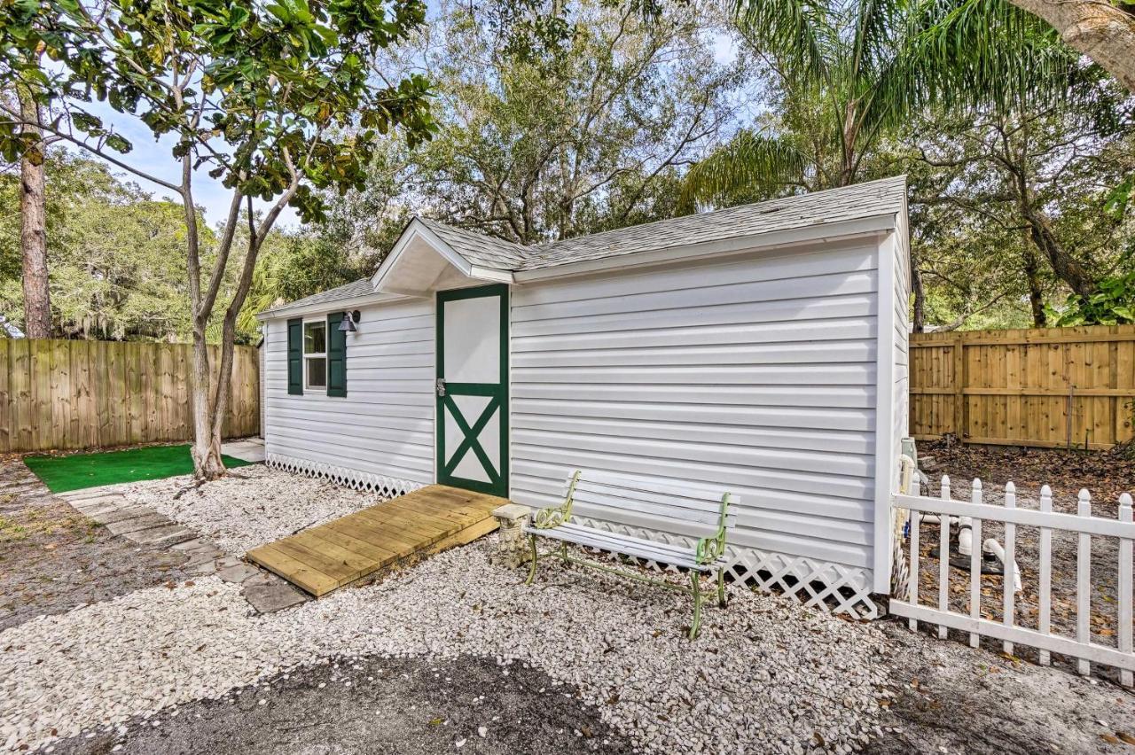 Tropical Palm Harbor Studio Walk To Gulf! Extérieur photo
